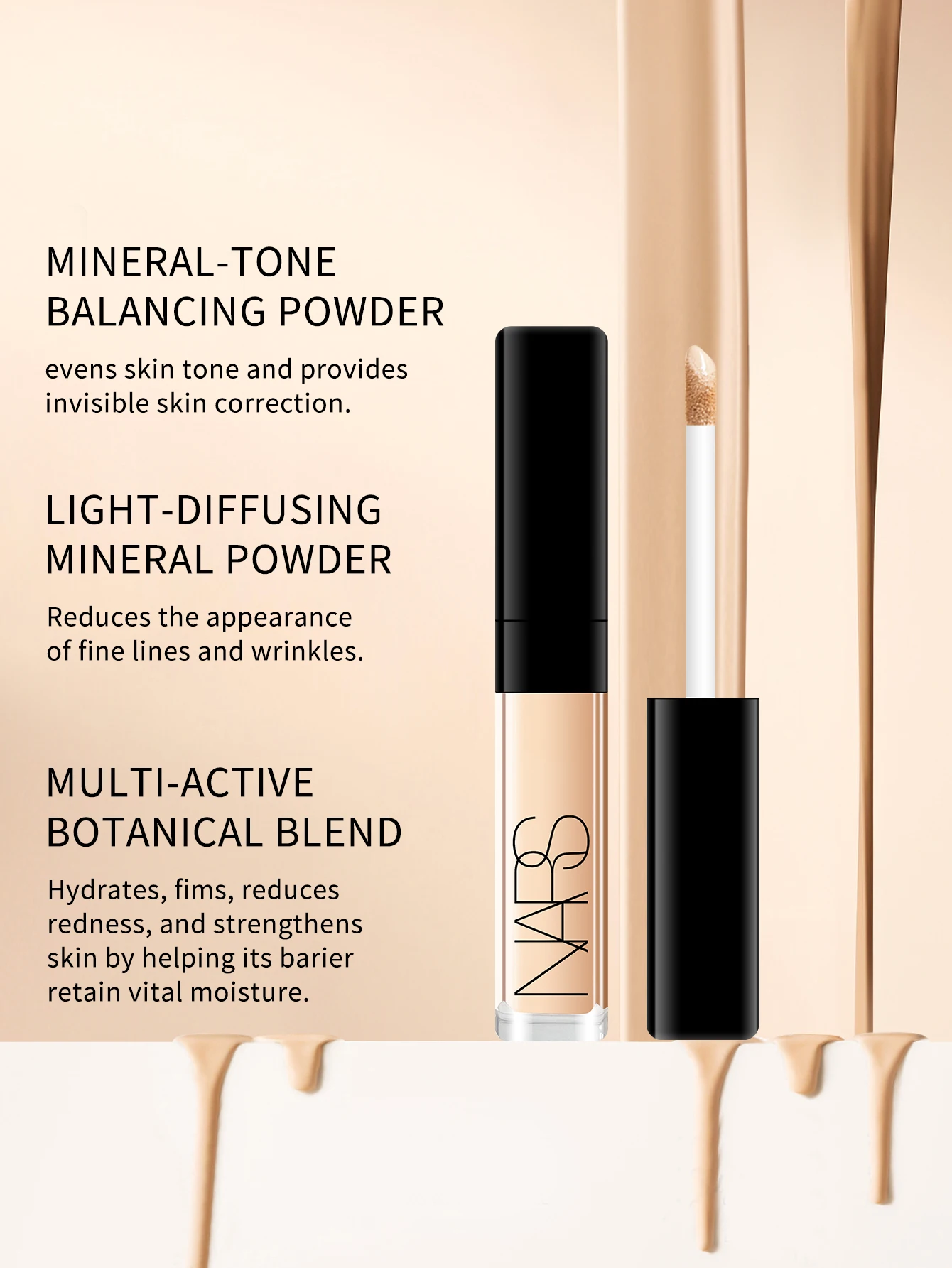 Nars Radiant Creamy Concealer #Vanilla #Custard-0.05 OZ./1.4ml Mini Size