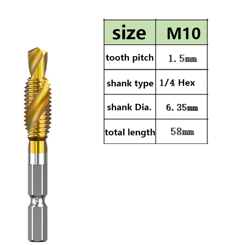 M10x1.5 Golden