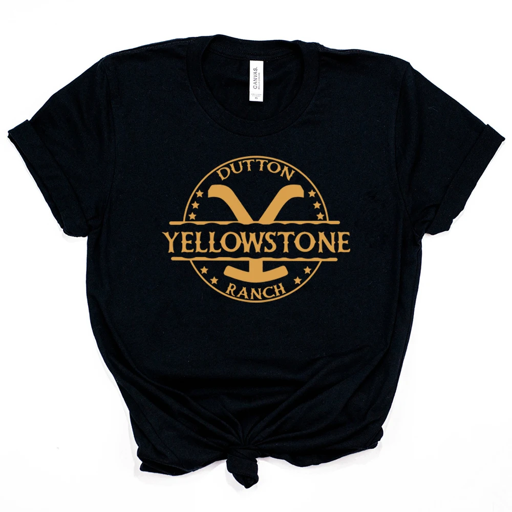 Retro Yellowstone T-shirt Yellowstone Dutton Ranch Shirt Rip Wheeler Unisex Short Sleeve Tees Vintage Tv Show Inspired Fans Tops 4