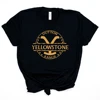 Retro Yellowstone T-shirt Yellowstone Dutton Ranch Shirt Rip Wheeler Unisex Short Sleeve Tees Vintage Tv Show Inspired Fans Tops 4