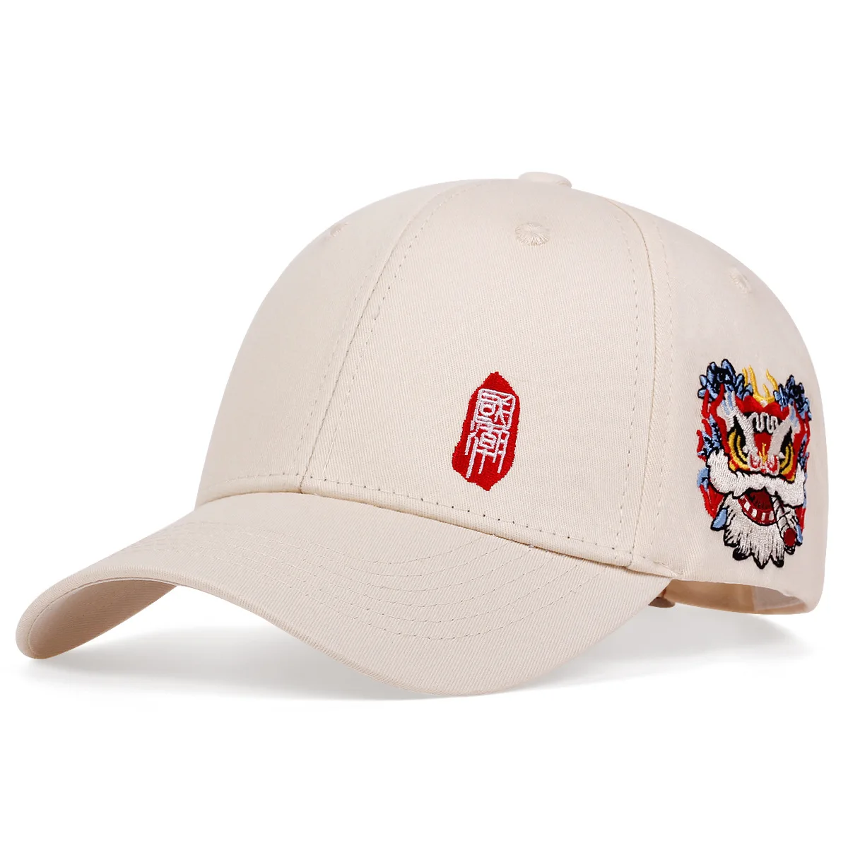 Fashion Baseball Cap Chinese Style Embroidery Sun Caps for Men