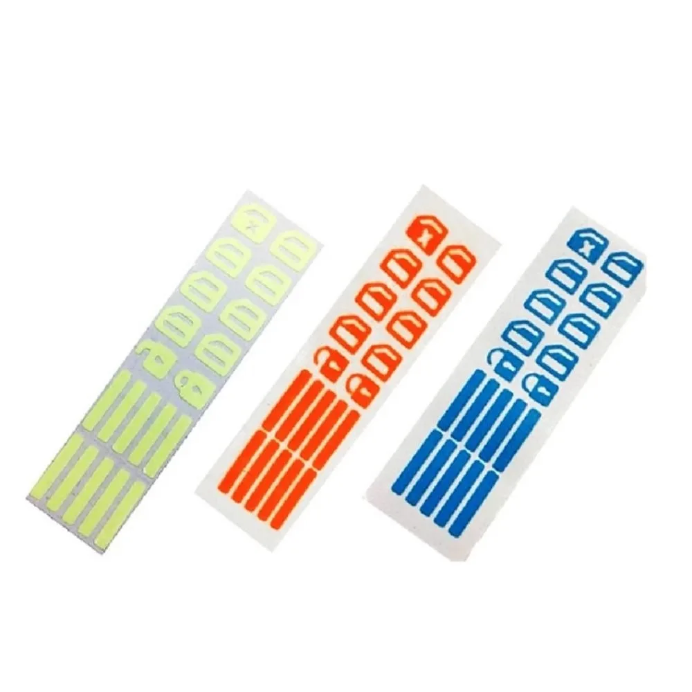 Pack De 2 Pegatinas De Alta Visibilidad Para Coches – Calcomanías De Color Verde Fluorescente Para Botones, Ventanas O Salpicadero, Adhesivas Y Duraderas, Fáciles De Colocar Y Multiusos