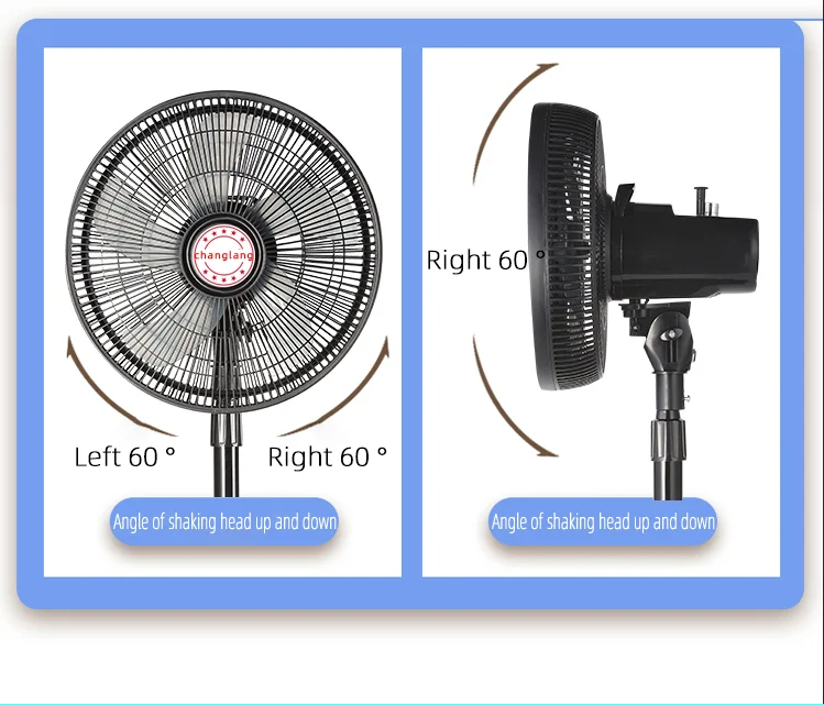 16 Inches Rechargeable 12V Fan Outdoor Solar Floor Fans Travel Portable Desktop Air Conditioner Camping High Wind pedestal fans