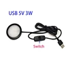 6/10pcs Interior 5V USB Puck Lights Boat Camping Trailer Lights LED Spot Light Van Camper Caravan Lights Motorhome LED Lighting 2