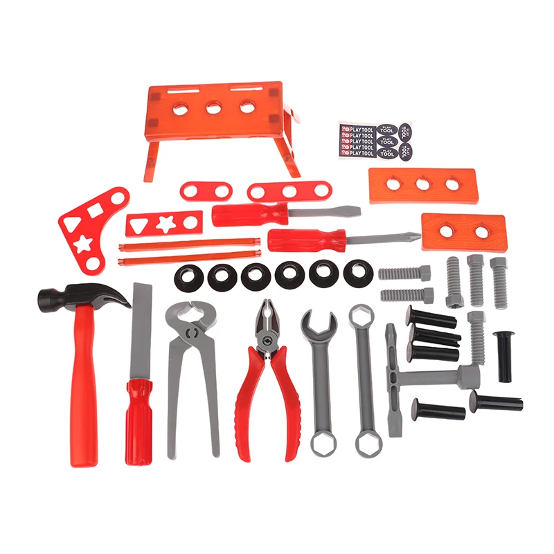 Kids Toolbox Kit Educational Toys Simulation Repair Tools Toys Drill Plastic Game Learning Engineering Puzzle Gifts For Boy