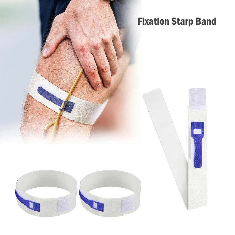 

1pcs Fixation Straps Catheter Fixator Elastic Comfortable External Urine Bag Leg Holder Fixation Band Fixation Fixator