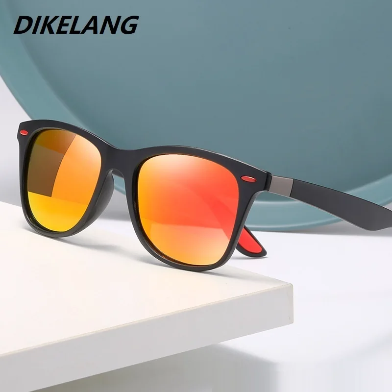 

Luxury Driving Polarized Sunglasses For Men Women Square Vintage Brand Design Fishing Sun Glasses Black Mirror Eyewear UV400