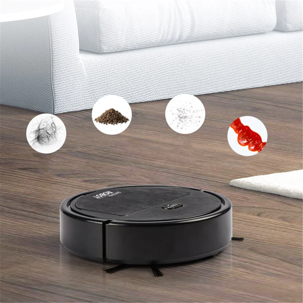 New Sweeping Robot Vacuum Cleaner Mopping 3 In 1 Smart Wireless 1500Pa Dragging Cleaning Sweep Floor For Home Office Clean 4