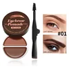 Two-Color Eyebrow Dye Cream Waterproof Sweat Resistant And Not Easy to Stun Eyebrow Dye Eyebrow Brush Makeup Holding Cosmetic 4