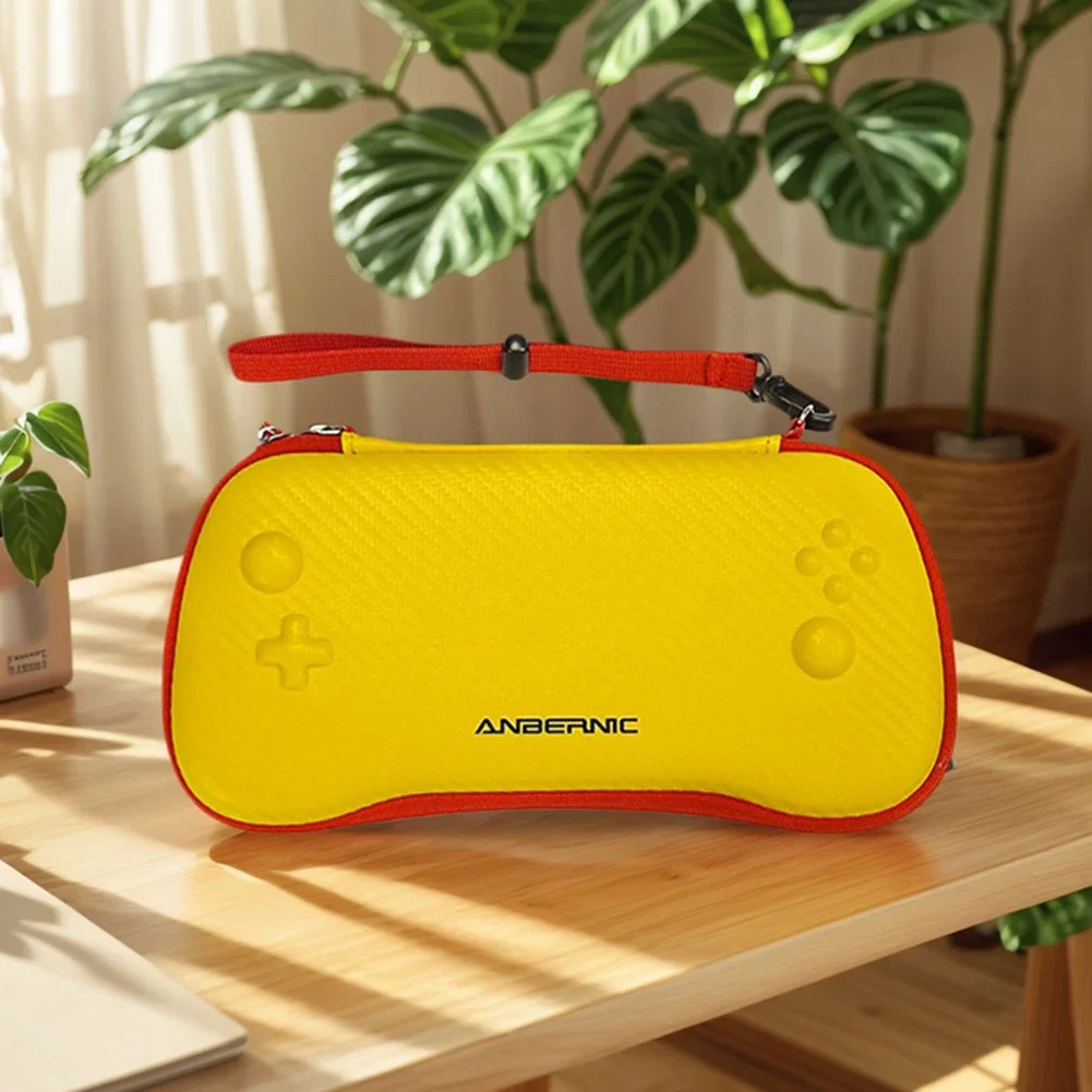 Anbernic RG557 게임 콘솔 보관 가방 용 휴대용 핸드 헬드 운반 가방 충격 방지 보호 케이스 상자 및 필름 TPU 커버