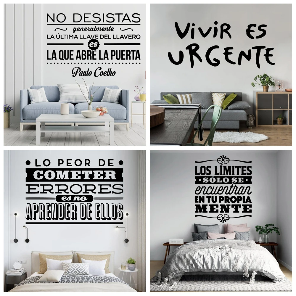 Sentence Wall Sticker Home Decoration Accessories Living Room Bedroom ...