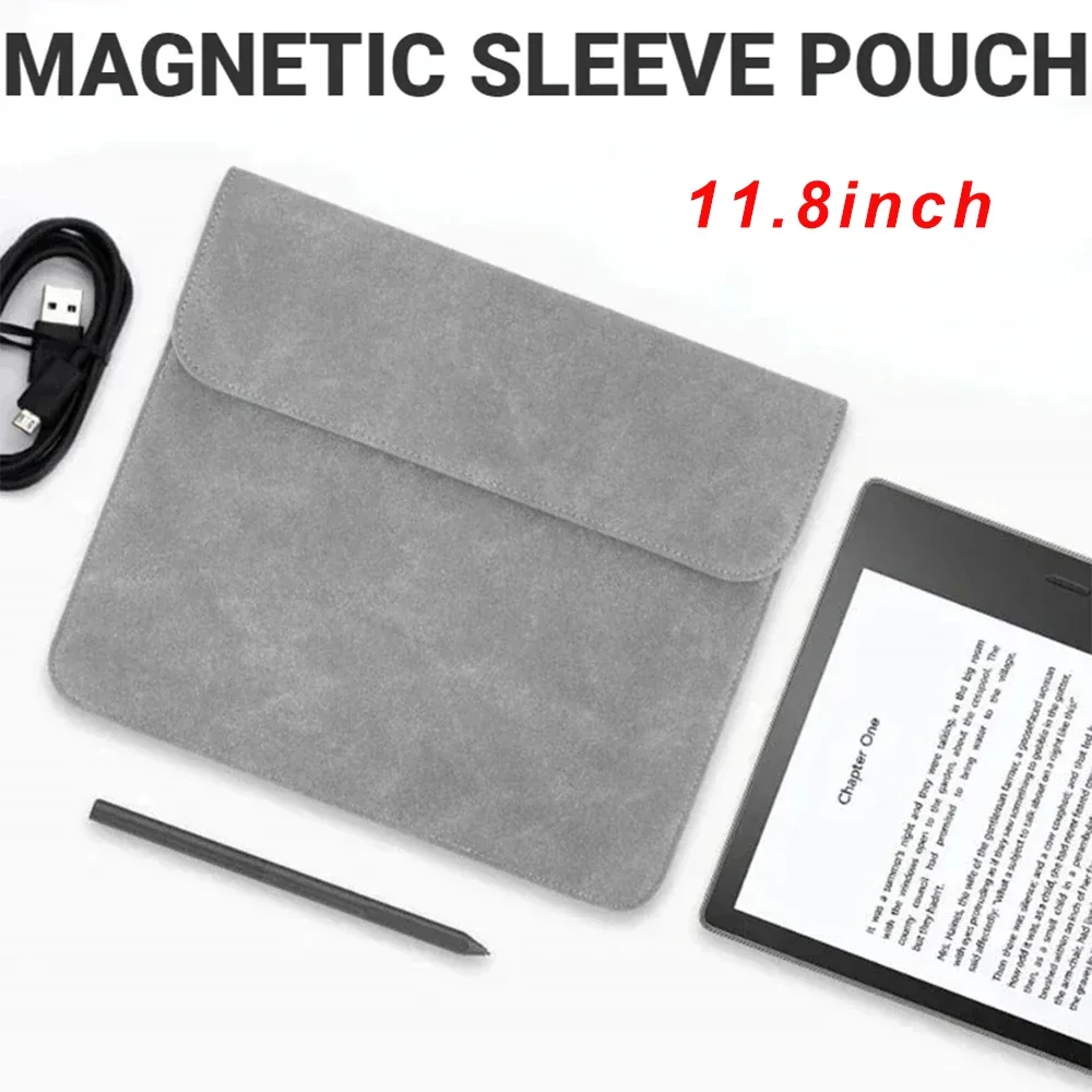 Slim Magnetic Sleeve Pouch with Stylus Pen Slot