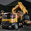 47CM Large 1:14 Scale Remote Control Catch Wood Dump Truck 26CH 680° Rotate Alloy Simulation Sound Electric RC Engineering Truck 2
