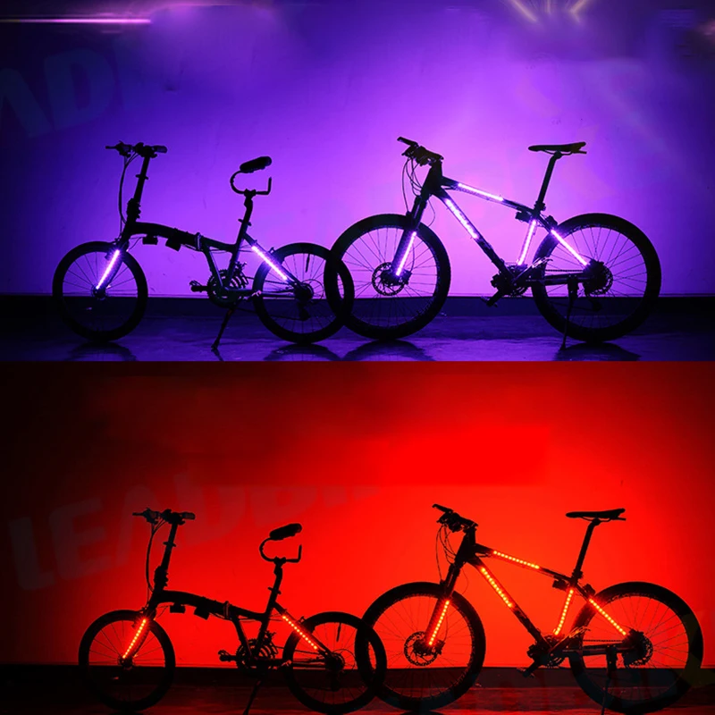Lot De 2 Feux Arrière LED Pour Vélo - Rechargeable USB, étanche, Pour VTT, Vélo De Course Et E-Bike
