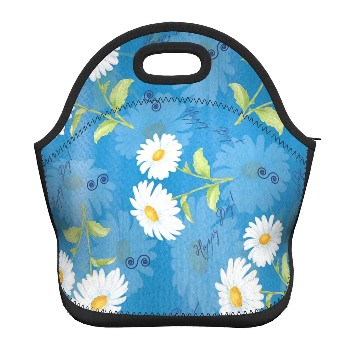 

Неопреновый Ланч-бокс с цветочным рисунком для детей и школьников