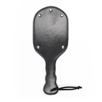 Premium PU Leather Equestrian Paddle ，Faux Leather Horse Riding Whip 1
