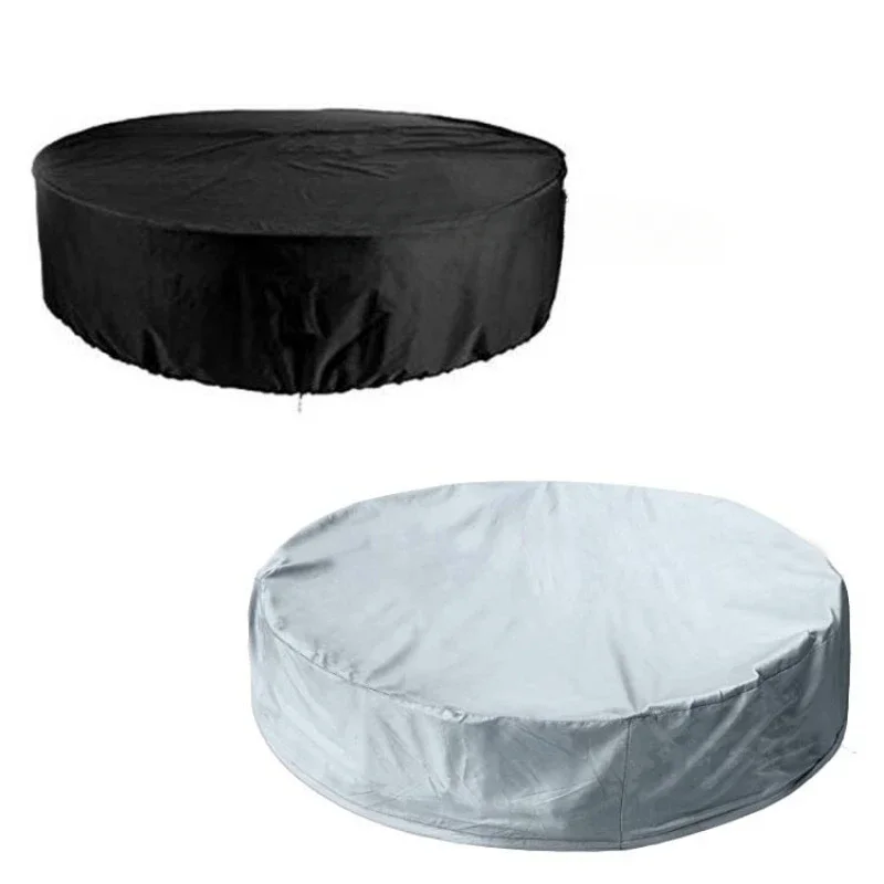 Outdoor pet swimming pool cover foldable children's pool cover circular waterproof bathtub