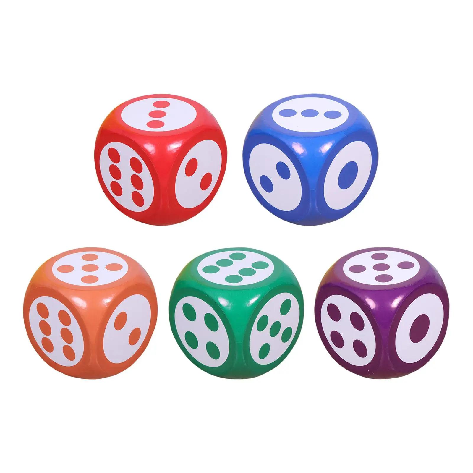 

Foam Dice Learn Math Counting Math Teaching Early Learning Toys Dice Cubes Block 30cm for Teacher Boys Girls Kids Party Favors