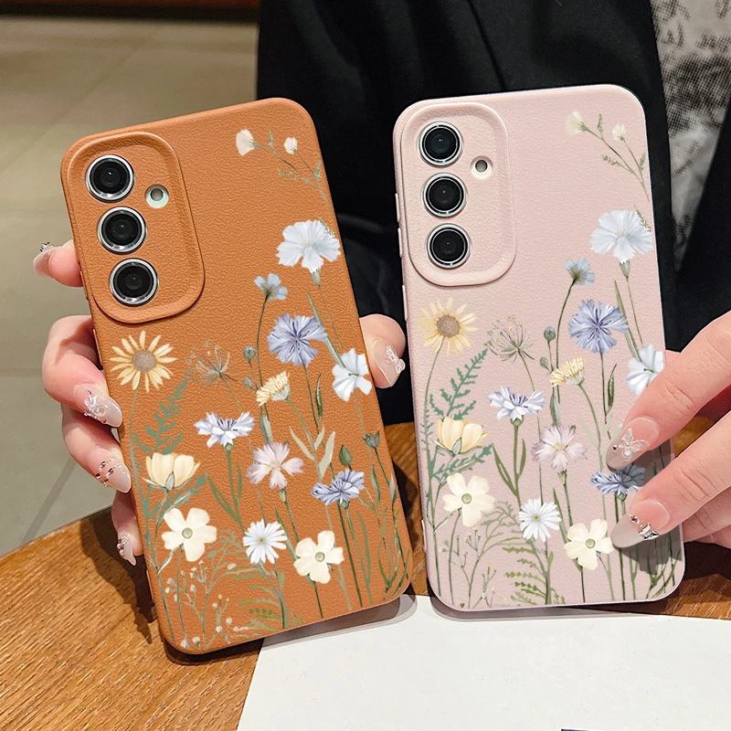 Soft Case with Little Flower Design - Protective Phone Cover