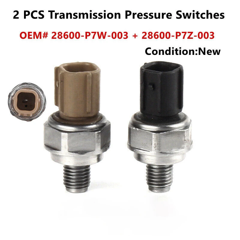 

2Pcs New Automatic Transmission Pressure Sensor 28600-P7Z-003 28600-P7W-003 For Honda Civic Accord Odyssey Acura 97-12