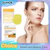OUHOE Turmeric Kojic Acid Exfoliating Cleansing Pads Fade Dark Spot Oil Brightening Moisturizing Whitening Facial Sponges Cotton 1