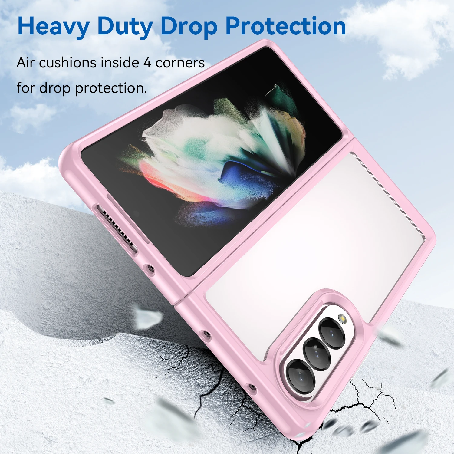 Custodia Trasparente In Acrilico Sopra La Protezione Per Samsung Galaxy Z Fold4 5G Fold 4 Fold3 Fold 3 Custodia Per Telefono Per Samsung Z Fold 4 Cust