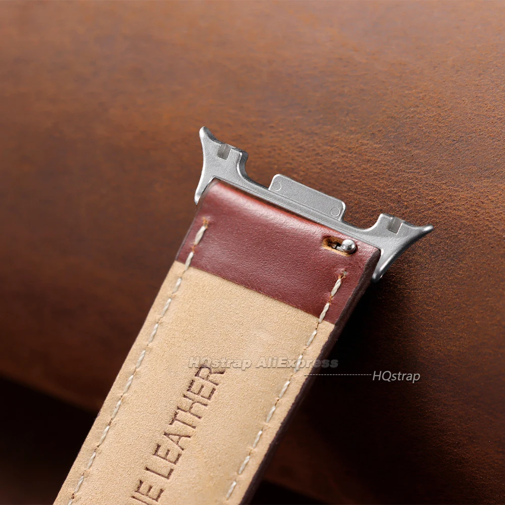 Premium Cowhide Leather Watch Strap - Soft Wrist Band Accessory