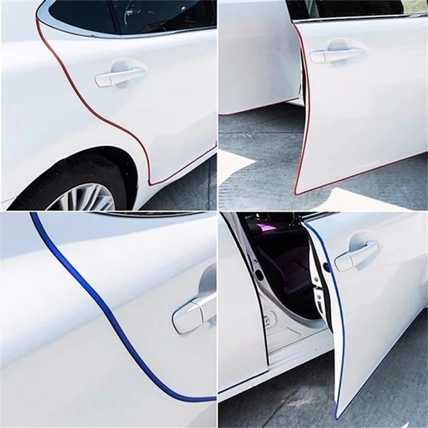 5m transparente Autotür kante PVC-Kratz schutzst reifen Auto-Antik ollisions dichtung streifen Tür kratz fester transparenter Streifen – Detail 2