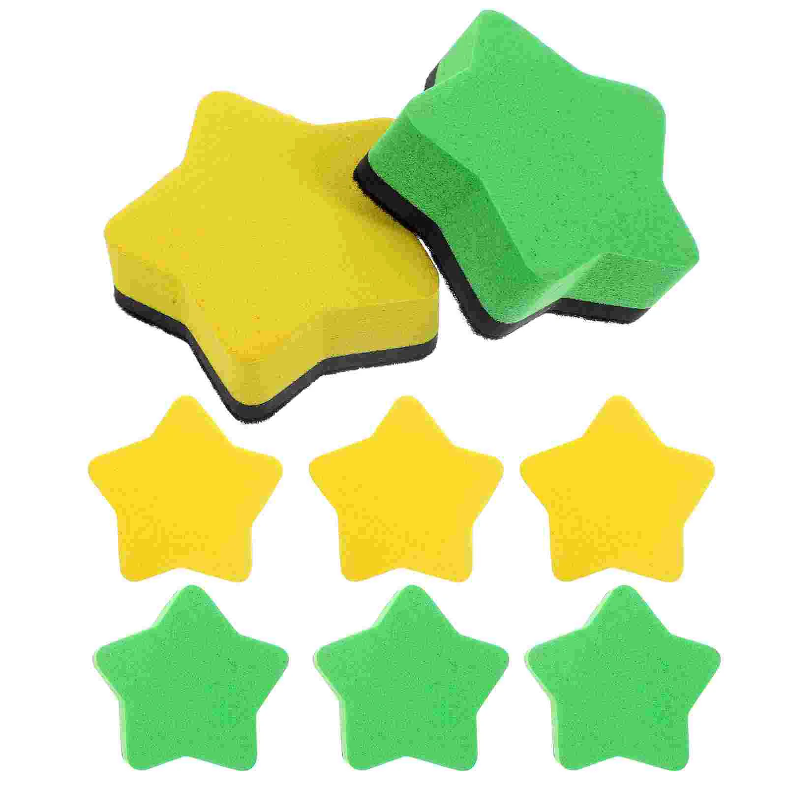 

8 Pcs An Fittings Classroom Whiteboard Erasers Portable Reusable Eva Dry Erasing Erasable Chalkboard Kids Office