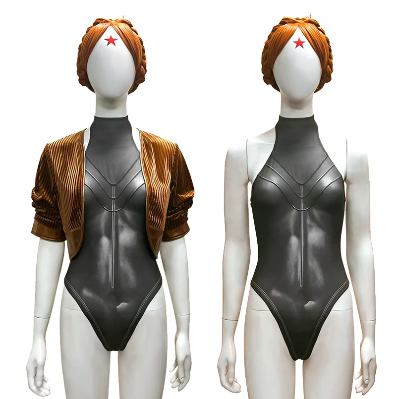 LEXAHO Roboter Kostüm Damen - 3D Print Overall Für Halloween Und Partys