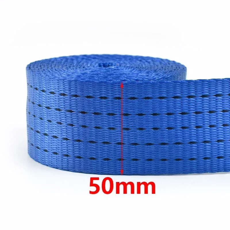 thumbnail image 1 of Correa de nailon Meetee de 5 m, 25/38/50 mm, de alta resistencia, para tensar cinturones de carga, correas fijas para equipaje, 1 of 5