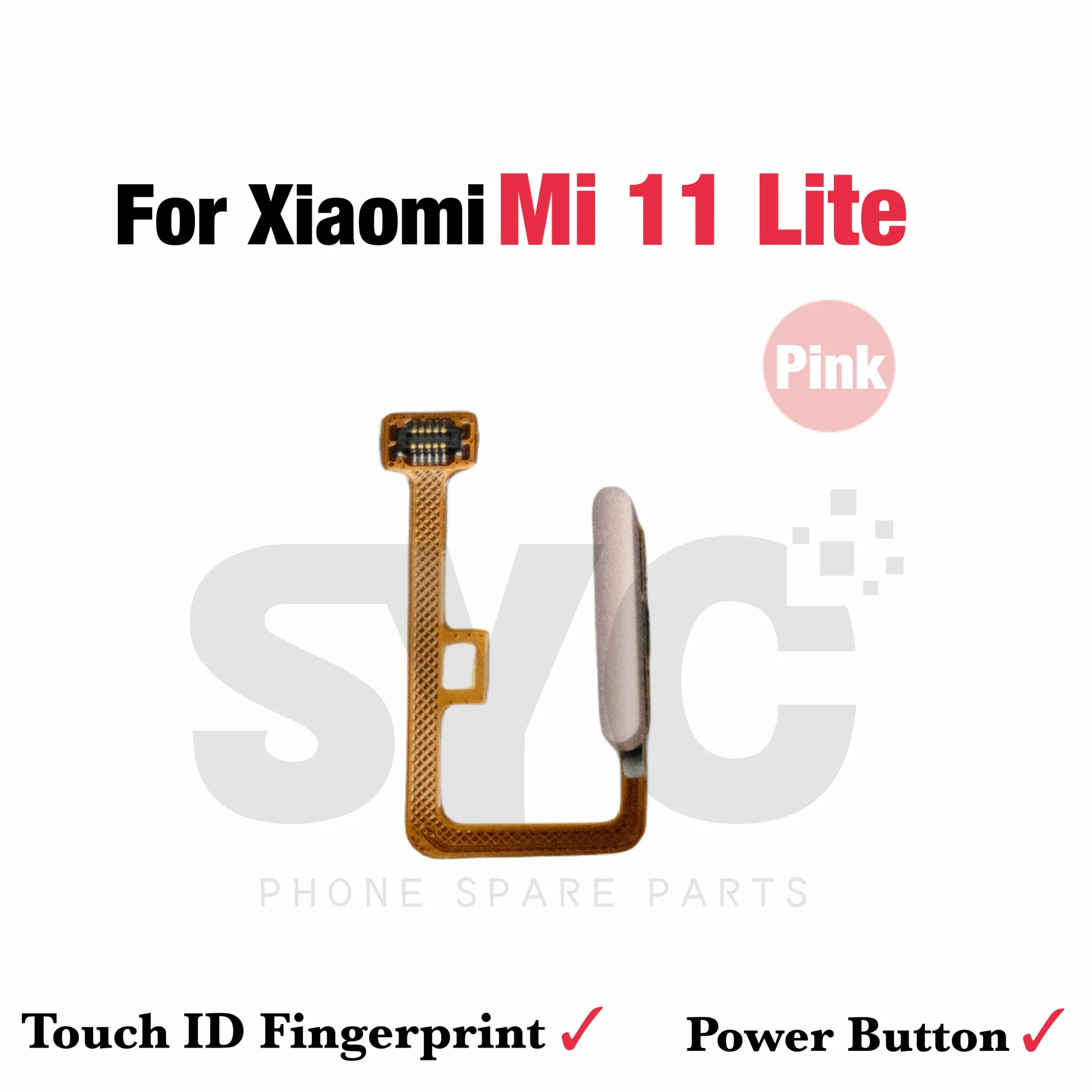 SYC 新シャオ mi mi 11 mi11 Lite 指紋センサーホームリターンキー