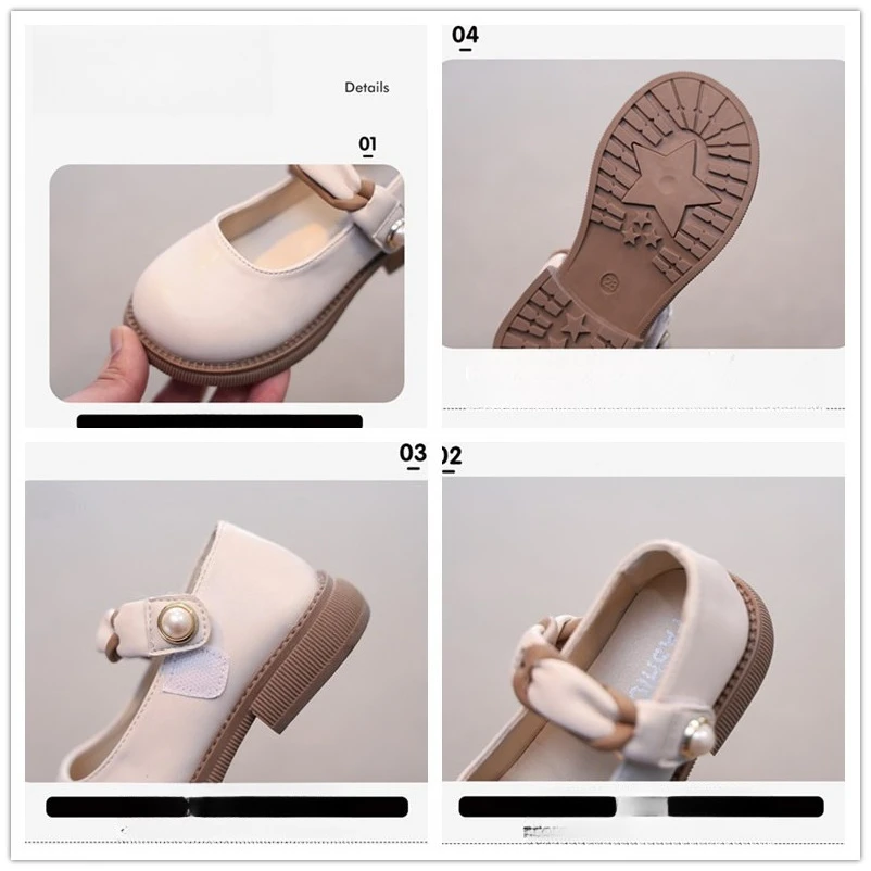 Girls Soft Sole Elegant School Dance Flats Shoes