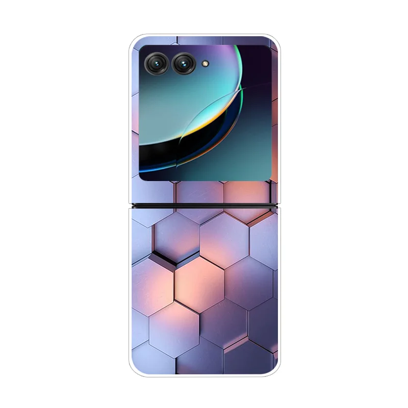 Floral Painting Clear Hard Back Phone Case