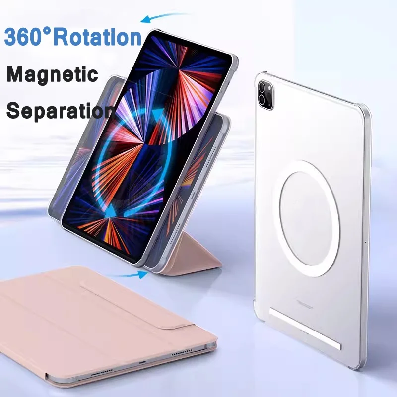 

360° Rotating Case for Ipad Ipad 10.2 9th Gen 2022 8th 7th 10.2 Air 3 Air 4 5 10.9 10th Pro 11 2020 2018 Mini 6 2021 Magnetic