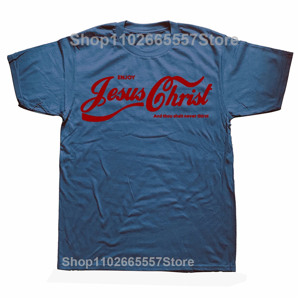 Enjoy Jesus Christ Graphic Oversized Faith T-Shirt - Unisex Fashion Tee