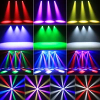 Yiflamefly 2Pcs 300W Bee Eye Moving Head Light 7X25W RGBW LED Wash Beam Zoom Stage Lights DMX DJ Light For KTV Bar wedding Party 2
