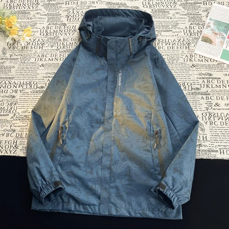 

New Trend Windbreaker Men's Jacket Spring and Autumn Leisure Coat Windproof Outdoor Sweater Athlete