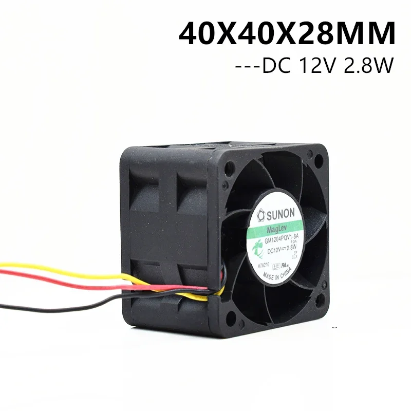 Серверный вентилятор Sunon maglion 40x40x28 мм, 4 см, 4028 дюйма, 12 В, 2,8 Вт, 1U, 2U