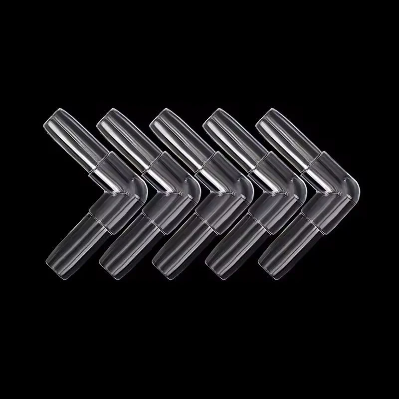 5Pcs 수족관 에어라인 튜빙 커넥터 물고기 탱크 4mm 내경 에어 라인 호스용 투명 에어 튜브 어댑터
