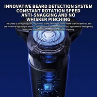 New MIJIA Electric Shaver S700 Portable Flex Razor 3 Head Shaving IPX7 Waterproof Washable Beard Trimmer Trimer Cutter 30 day 2