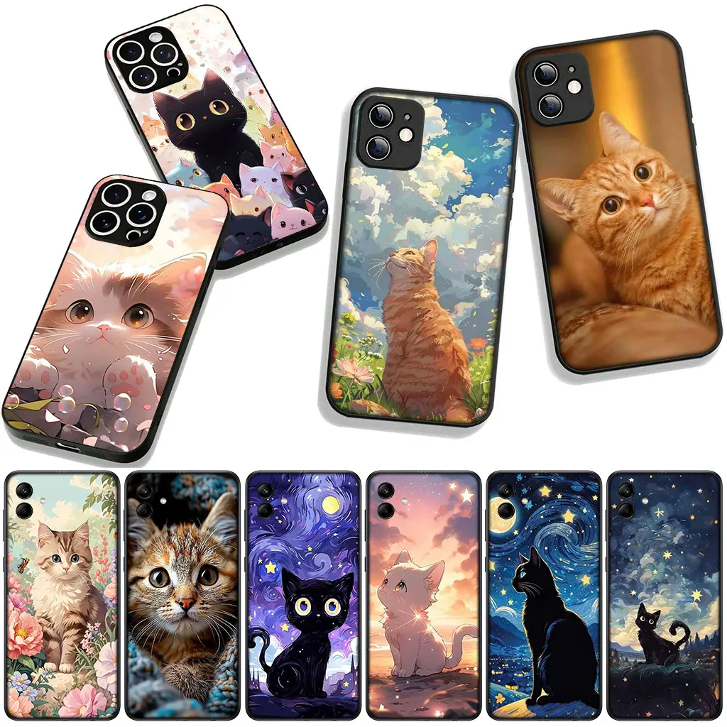 Kitten Cat Meow Wallpaper Phone Case Cover