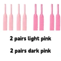 4 pairs pink