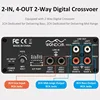 ADAU1701 2.1 4.0 DSP Digital Signal Processing Preamp 2-in 4-out Tone Board Digital Crossover Adjustment With Sigmastudio 6