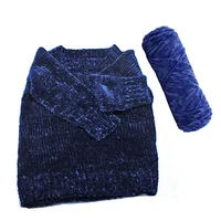 2pcs X95g Knit Yarn Velvet Yarn Polyester Thick Yarn for Knitting Estambre Para Tejer 2