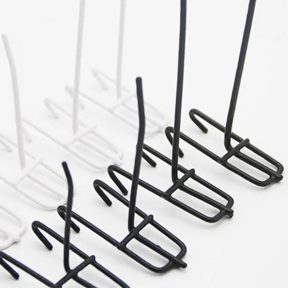 10Pcs Metal Mesh Panel Hangers Reusable Supermarket Hanger Universal Retail Shop Mesh Panel Hooks Coat Bag Hanger Hook Wall Hook 5