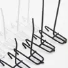 10Pcs Metal Mesh Panel Hangers Reusable Supermarket Hanger Universal Retail Shop Mesh Panel Hooks Coat Bag Hanger Hook Wall Hook 5