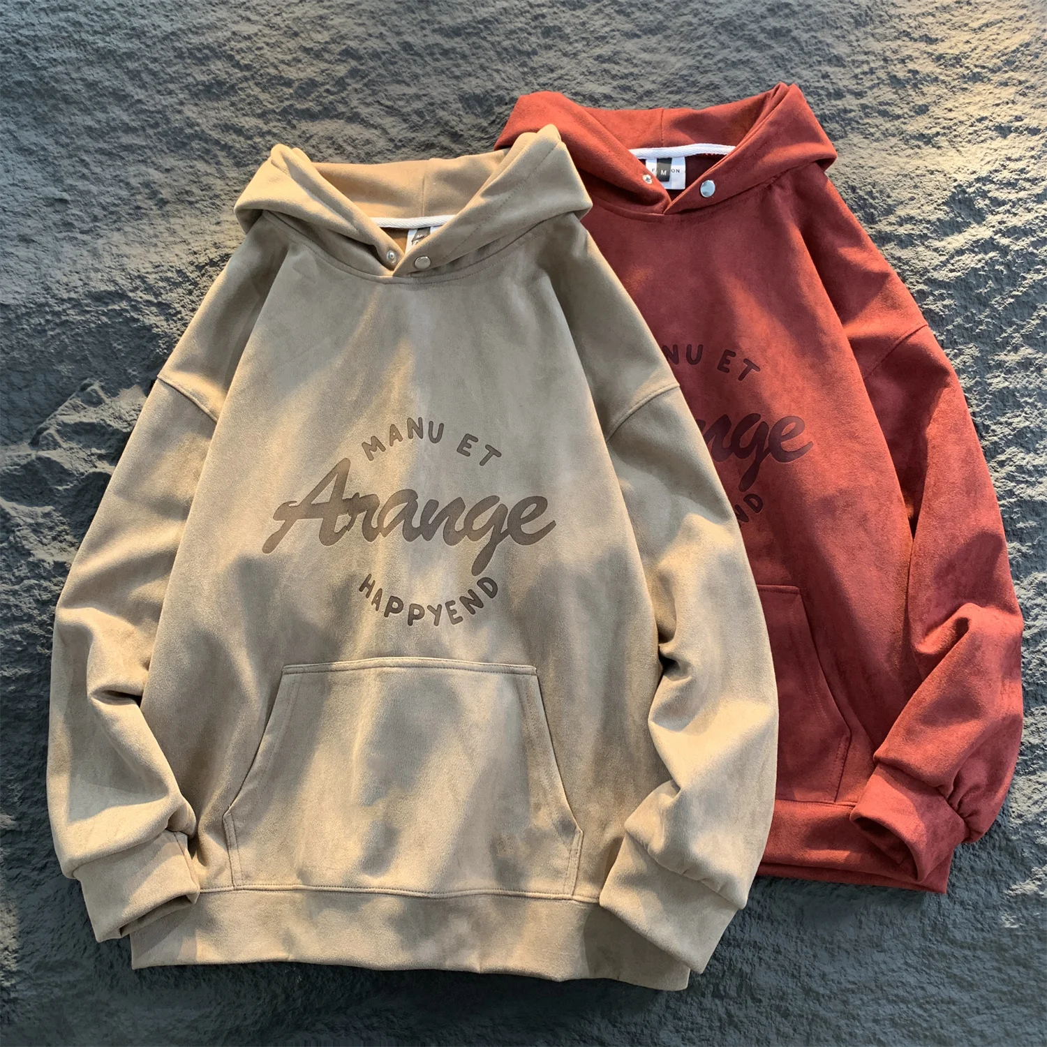 

High Quality Suede Women Hoody Letter Graphic Loose Y2K Gothic Clothing Autumn Fashion Pullovers Harajuku Female Sweatshirts