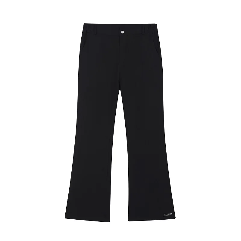 Men Chic Fashion Flare Pants Man Japan Korean Streetwear Yappie Gothic Vintage Suit Pants Net Celebrity Modeling Trousers