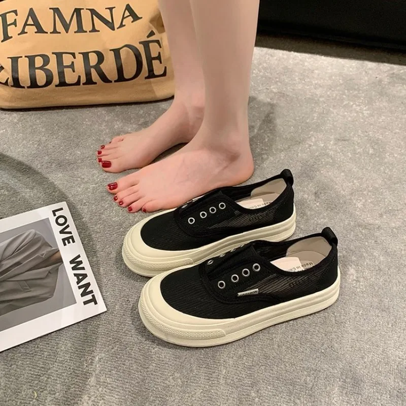 Women Shoes Women Light Thin Canvas Shoes Comfortable Soft Anti Slip Flat Shoes Outdoor Street Walking Sports Casual New Fashion Casual Shoes Women Sneakers Women Flats